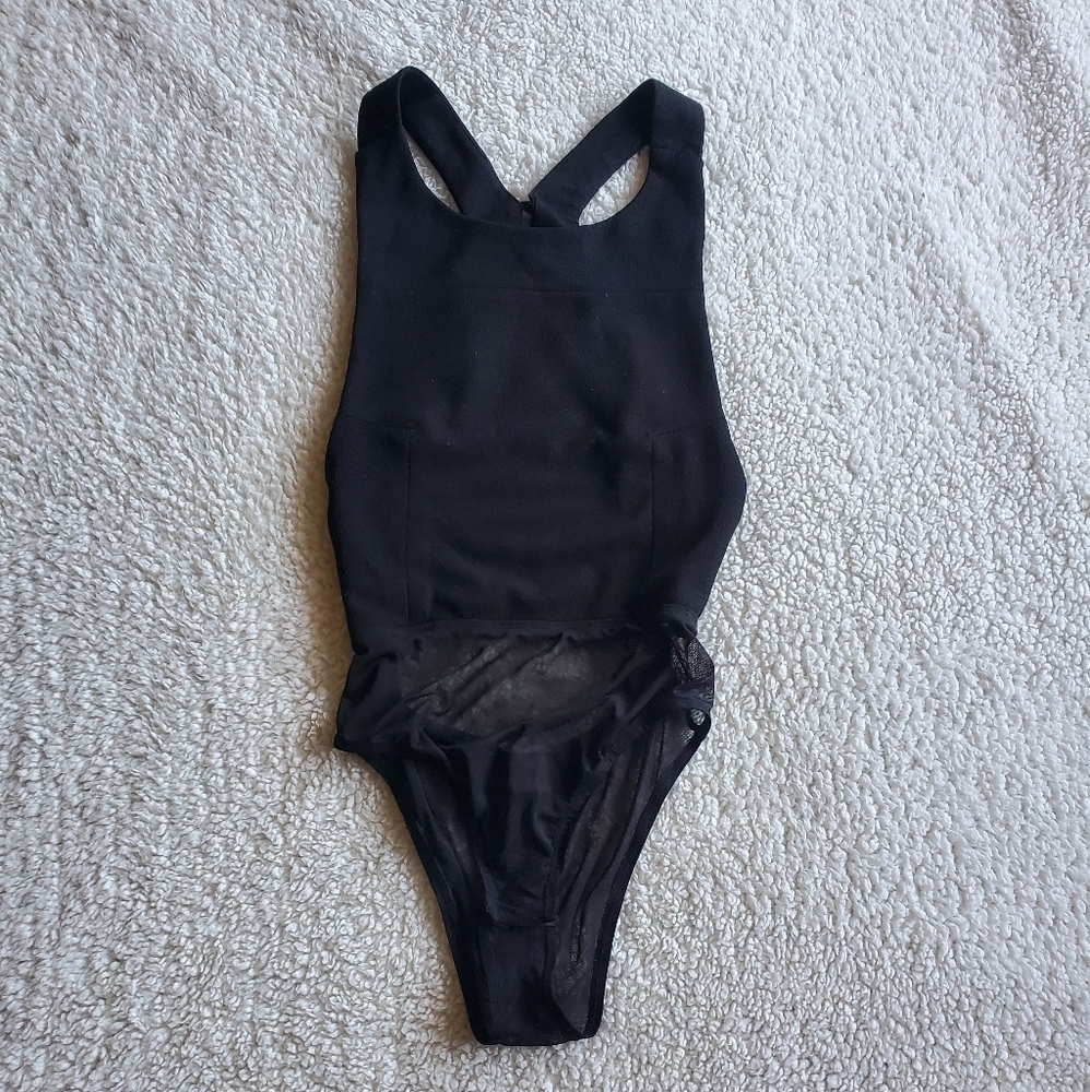 Miss Daring Black Onesie